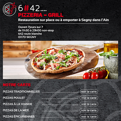 6#42 pizzeria - grill